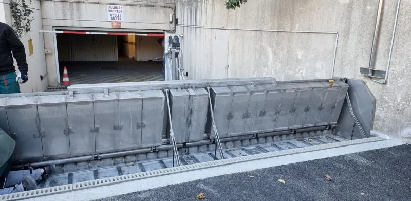 barrera liquidos accesos automaticos