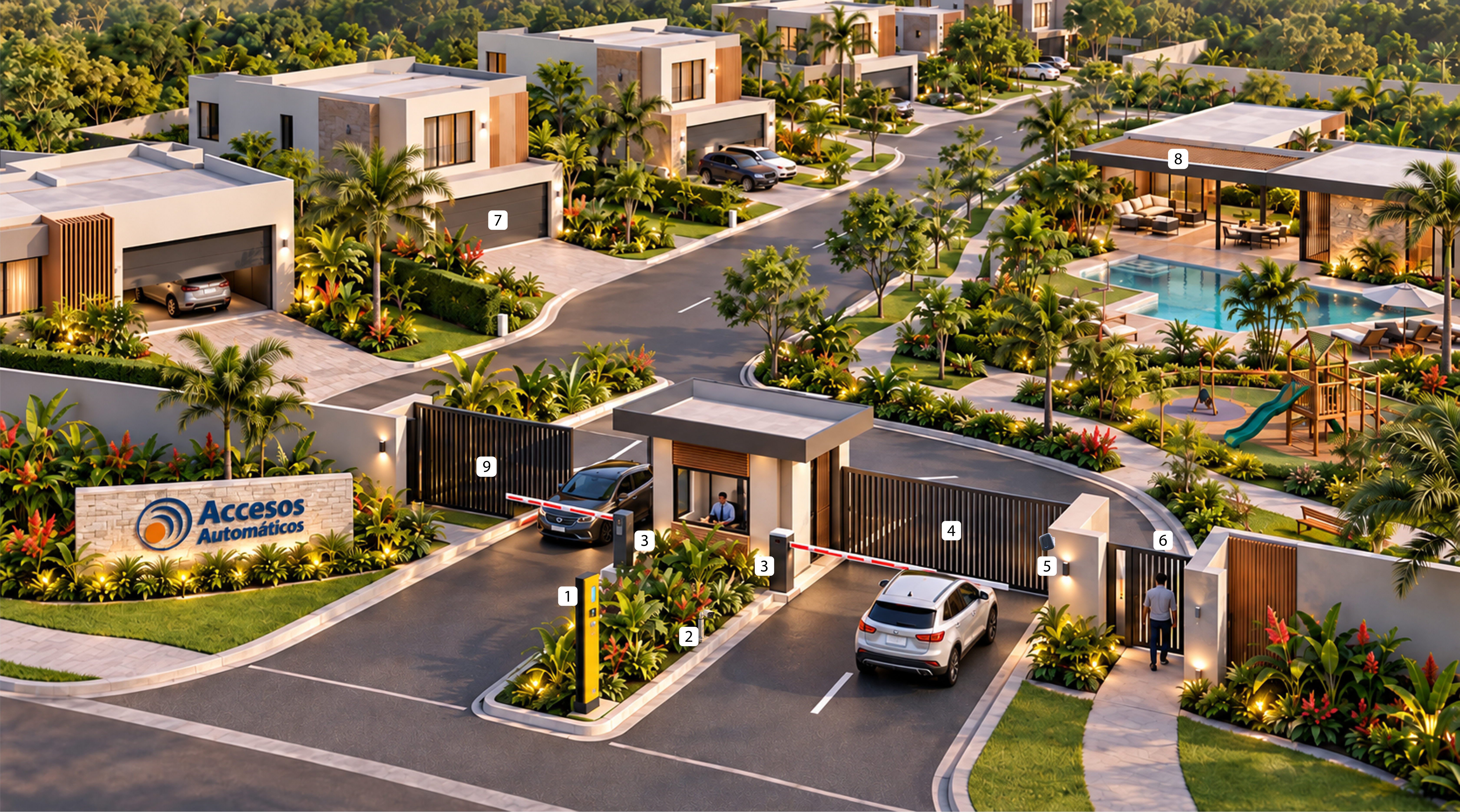 Render 3D condominio